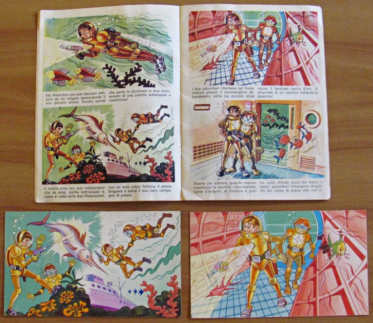 PINOCCHIO GIRAMONDO E IL TESORO SOMMERSO con 5 Tavole originali … | Immagine Gallery 4