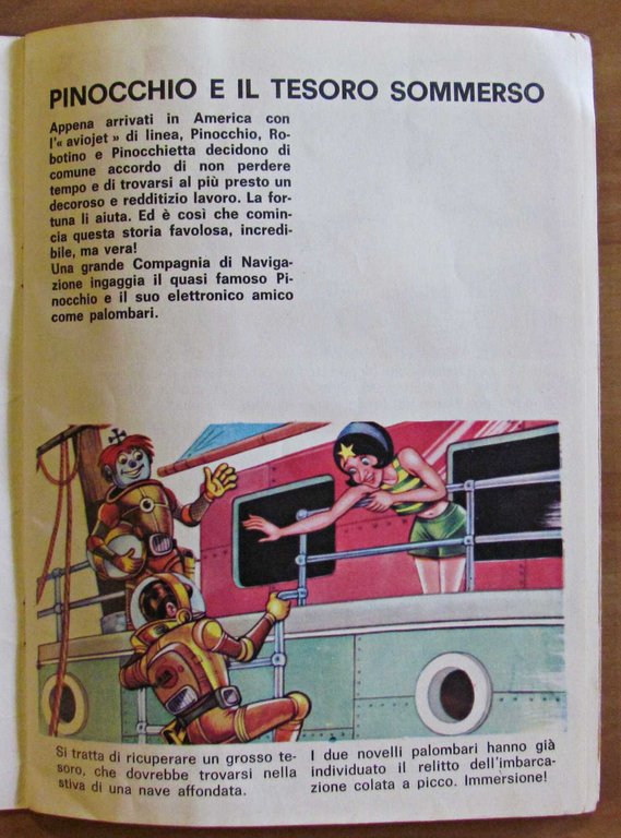 PINOCCHIO GIRAMONDO E IL TESORO SOMMERSO con 5 Tavole originali … | Immagine Gallery 7