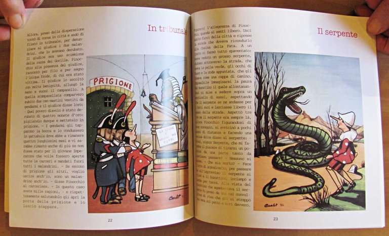 PINOCCHIO: I MURALES DI VERNANTE - Catalogo+50 Cartoline - ill. …