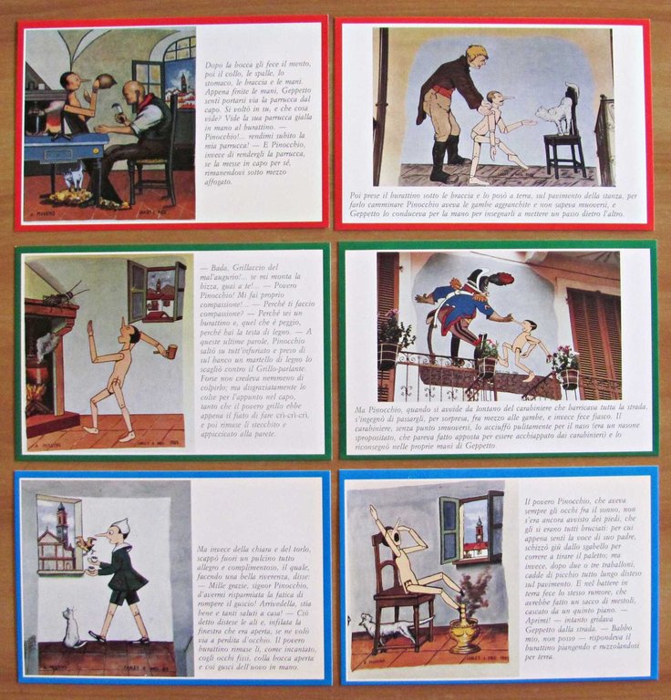 PINOCCHIO: I MURALES DI VERNANTE - Catalogo+50 Cartoline - ill. …
