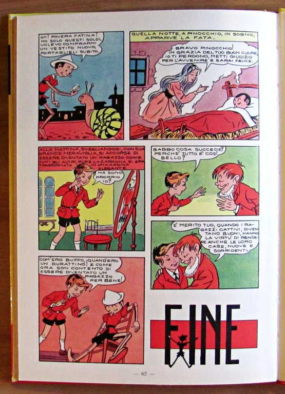 PINOCCHIO INTERAMENTE ILLUSTRATO, anni '60