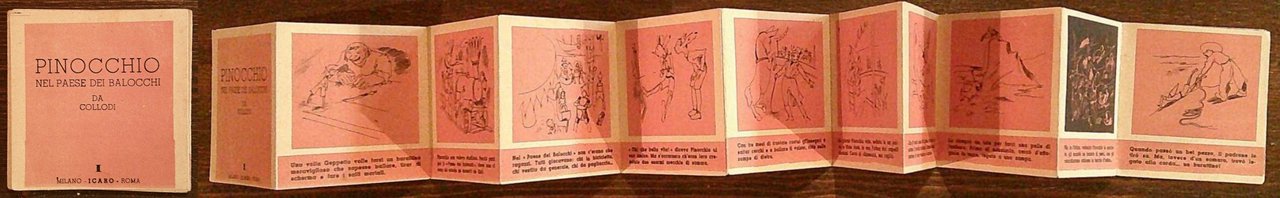 PINOCCHIO NEL PAESE DEI BALOCCHI, anni '50 - A Fisarmonica