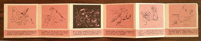 PINOCCHIO NEL PAESE DEI BALOCCHI, anni '50 - A Fisarmonica