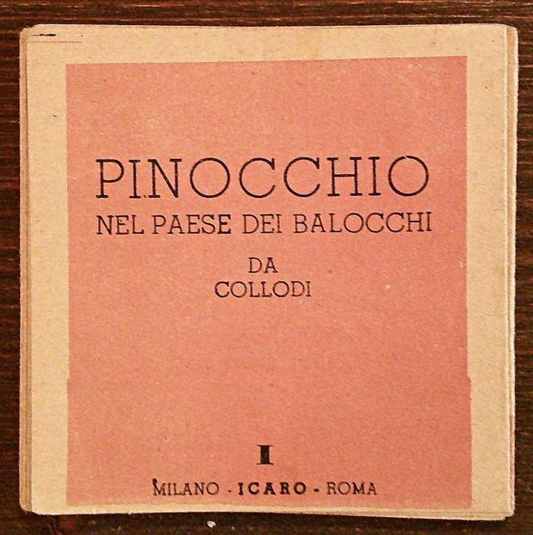 PINOCCHIO NEL PAESE DEI BALOCCHI, anni '50 - A Fisarmonica