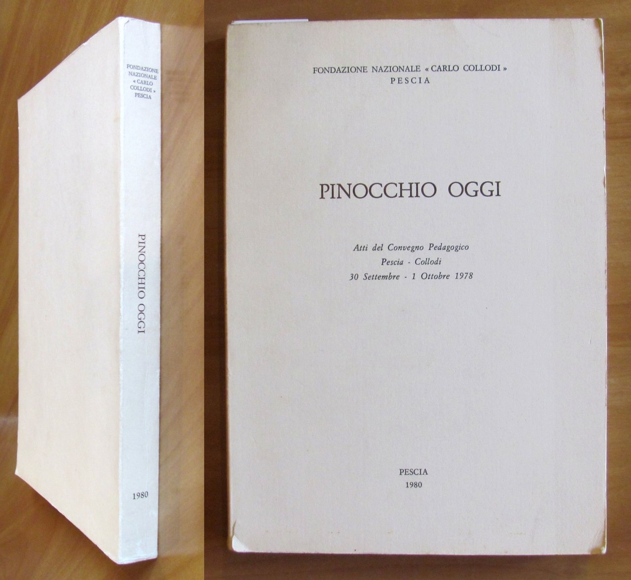 PINOCCHIO OGGI - Atti del Convegno Pedagogico, 1980 | Immagine principale
