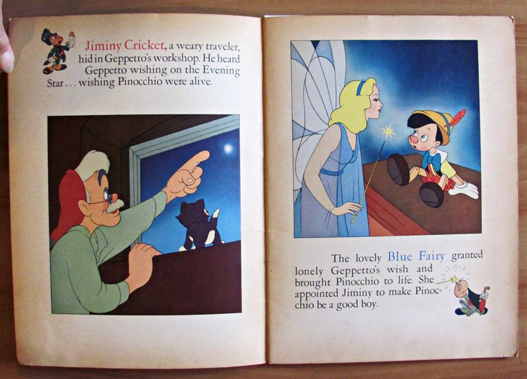 PINOCCHIO PICTURE BOOK, 1939/40
