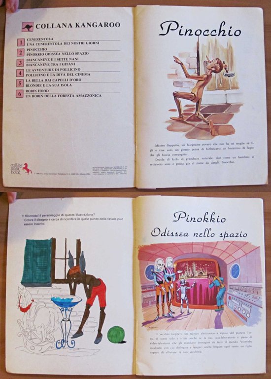 PINOCCHIO + PINOCCHIO ODISSEA NELLO SPAZIO - Collana Kangaroo