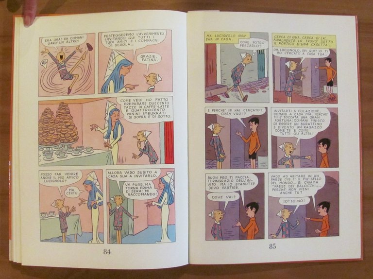 PINOCCHIO Racconatato a Fumetti da MANCA, I ed. 1967