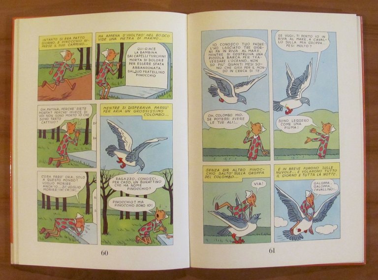 PINOCCHIO Racconatato a Fumetti da MANCA, I ed. 1967