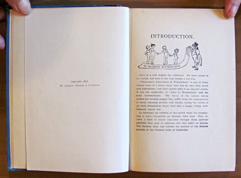PINOCCHIO'S ADVENTURES IN WONDERLAND, I ed. 1898 - ill. QUENTIN