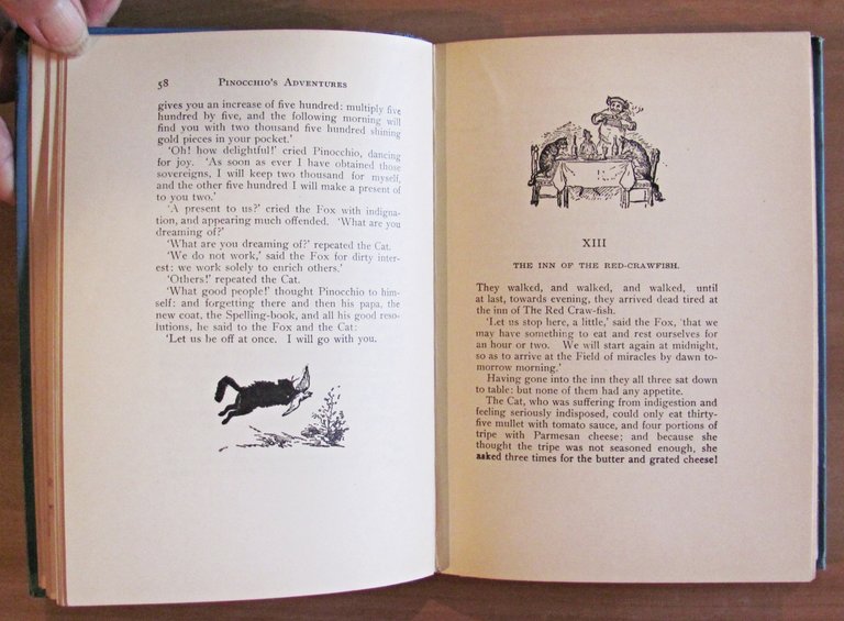 PINOCCHIO'S ADVENTURES IN WONDERLAND, I ed. 1898 - ill. QUENTIN