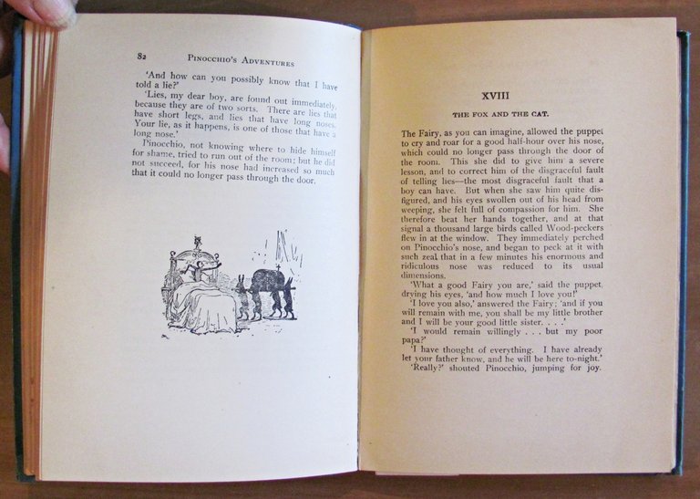 PINOCCHIO'S ADVENTURES IN WONDERLAND, I ed. 1898 - ill. QUENTIN
