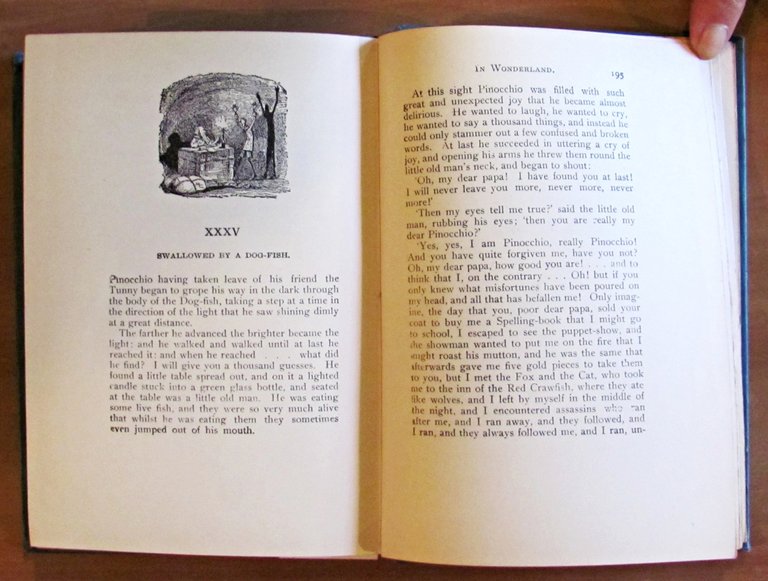 PINOCCHIO'S ADVENTURES IN WONDERLAND, I ed. 1898 - ill. QUENTIN