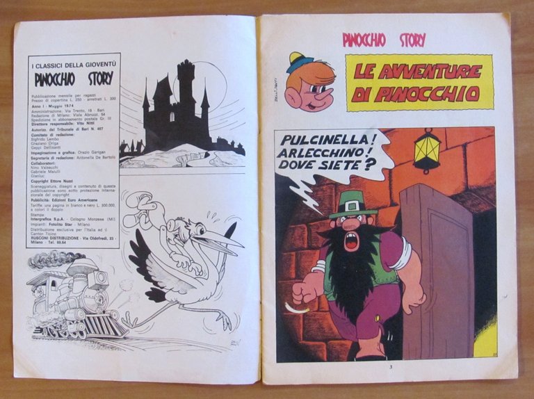 PINOCCHIO STORY - N.3 Maggio 1974 | Immagine Gallery 2