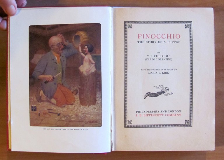 PINOCCHIO The Story of a PUPPET, 1916 - ill. KIRK | Immagine Gallery 2