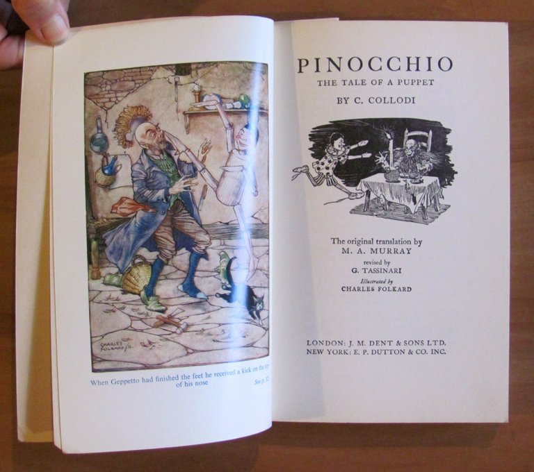 PINOCCHIO The Tale of a Puppet, 1975 - ill. FOLKARD | Immagine Gallery 2