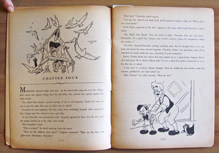 PINOCCHIO WITH PICTURES TO COLOR, 1939