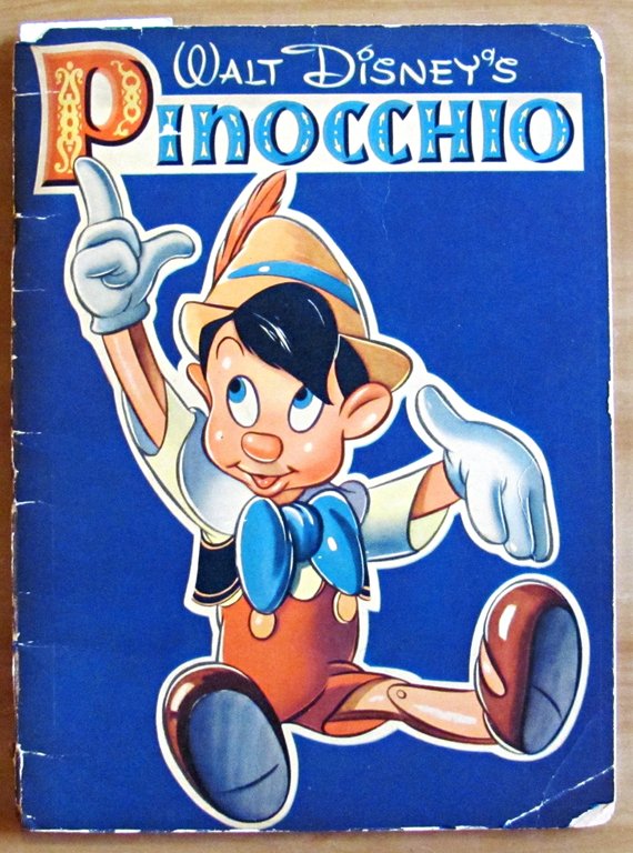 PINOCCHIO WITH PICTURES TO COLOR, 1939