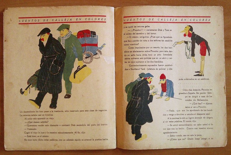 PINOCHO DETECTIVE - Cuentos de Calleja en colores, 1923 - …