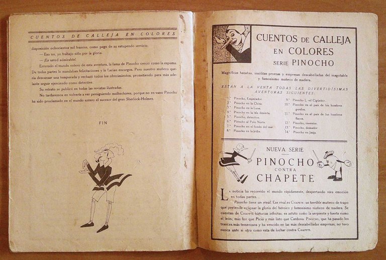 PINOCHO DETECTIVE - Cuentos de Calleja en colores, 1923 - …