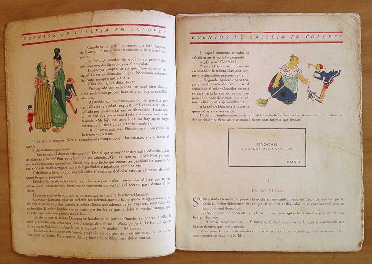 PINOCHO DOMADOR - Cuentos de Calleja en colores, 1923 - …
