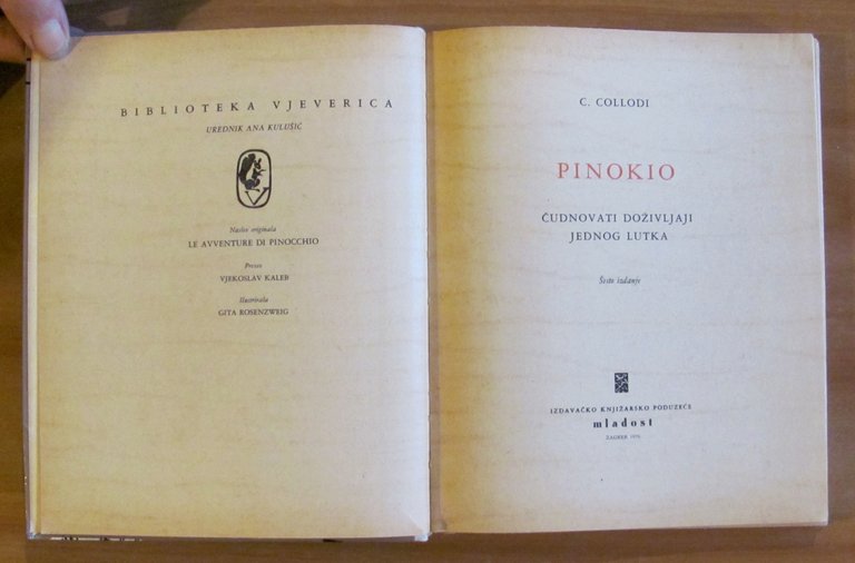 PINOKIO - Biblioteka Vjeverica, 1976 - ill. ROSENZWEIG | Immagine Gallery 2