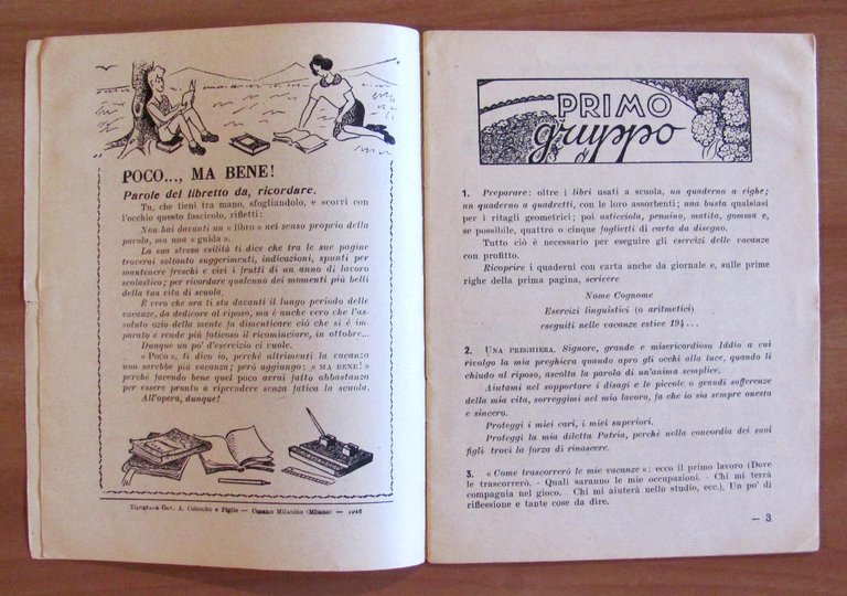 POCO..., MA BENE - Esercizi per le Vacanze - Classe …