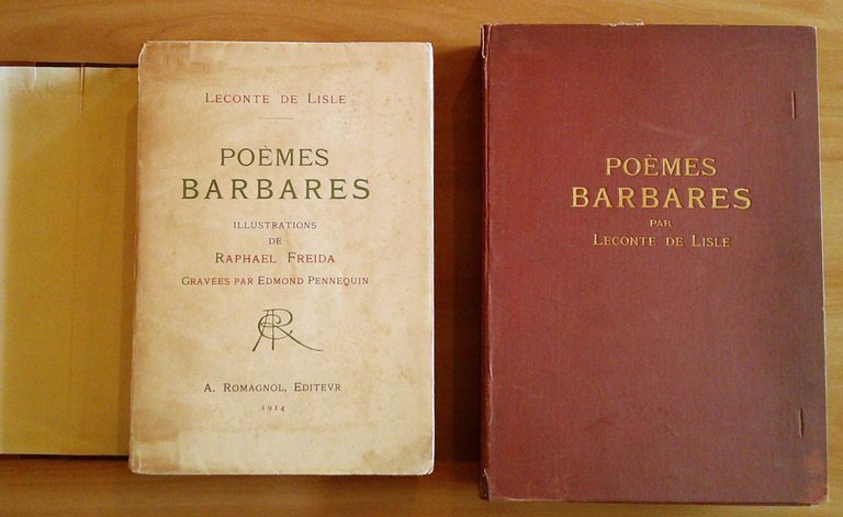 POEMES BARBARES, 1914 - ill. FREIDA - COMPLETO 2 Voll. …