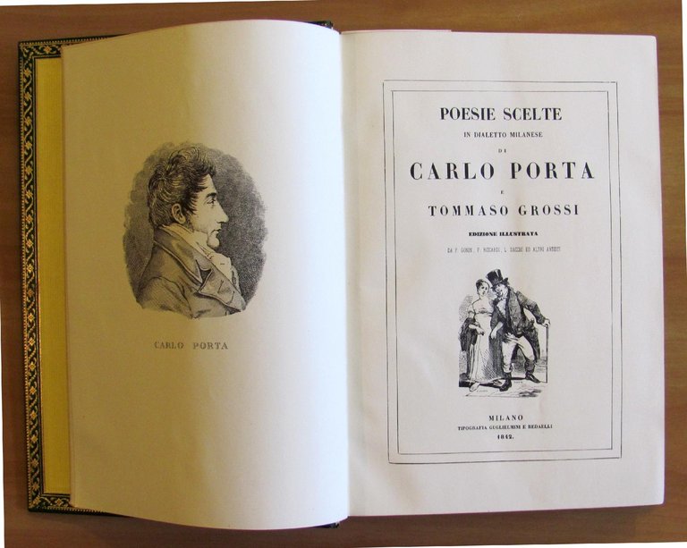 POESIE SCELTE SCRITTE IN DIALETTO MILANESE del 1842 - Anastatice …