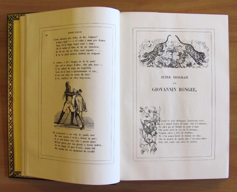 POESIE SCELTE SCRITTE IN DIALETTO MILANESE del 1842 - Anastatice …
