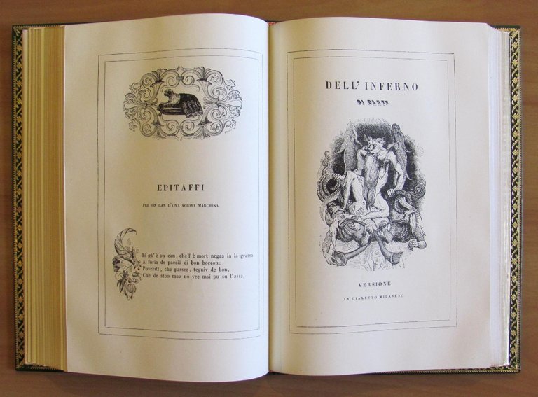 POESIE SCELTE SCRITTE IN DIALETTO MILANESE del 1842 - Anastatice …