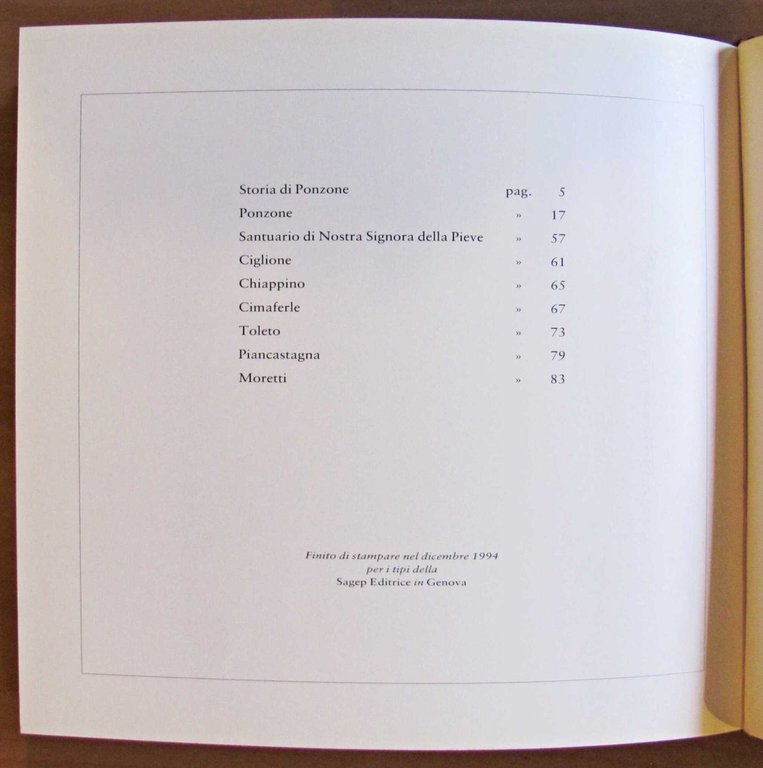 PONZONE - Cartoline da un borgo, 1994 | Immagine Gallery 10