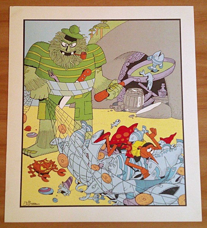 PORTFOLIO PINOCCHIO di BOTTARO con 4 Tavole - TIRATURA LIMITATA