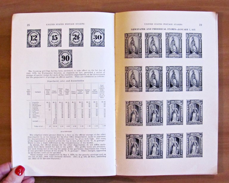 POSTAGE STAMPS Of the United States 1847-1949