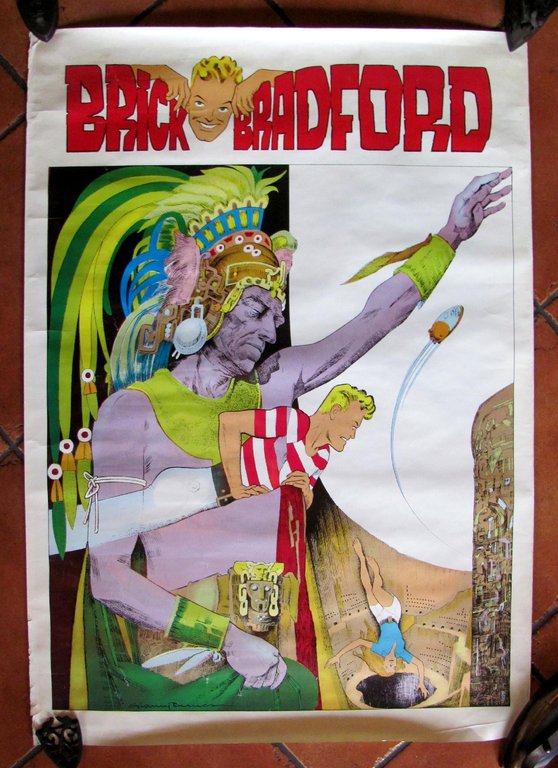 Poster BRICK BRADFORD - ORIGINALE 100x70