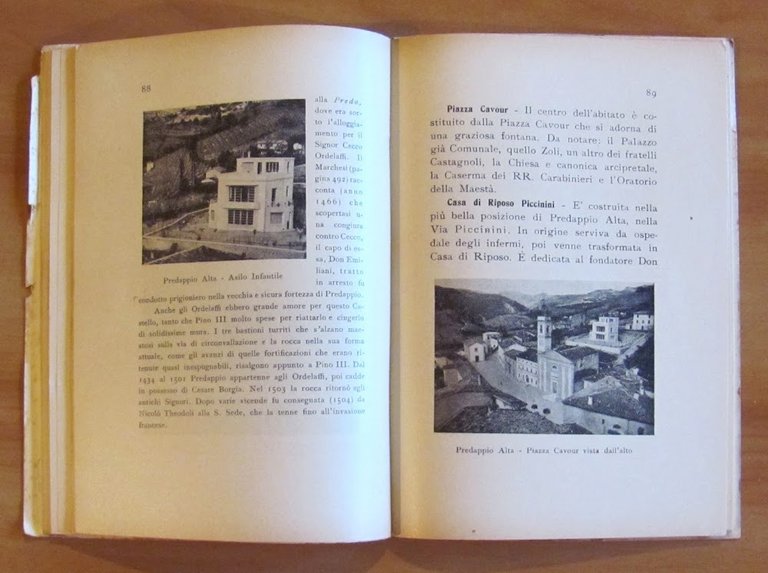 PREDAPPIO E DINTORNI - Guida illustrata, I ed. 1937