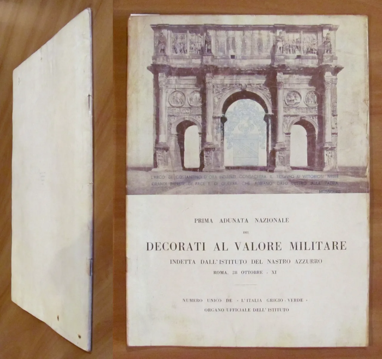 PRIMA ADUNATA NAZIONALE DEI DECORATI AL VALORE MILITARE, 1933 | Immagine principale