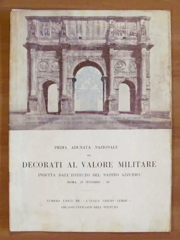 PRIMA ADUNATA NAZIONALE DEI DECORATI AL VALORE MILITARE, 1933 | Immagine Gallery 7