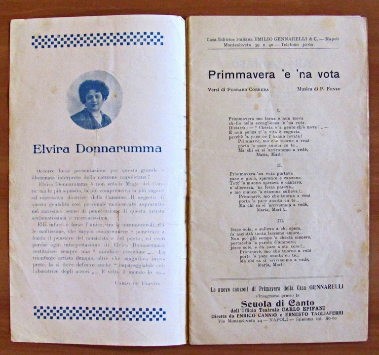 PRIMAVERA GENNARELLI - Elvira Donnarumma, la grande interprete - MUSICA …