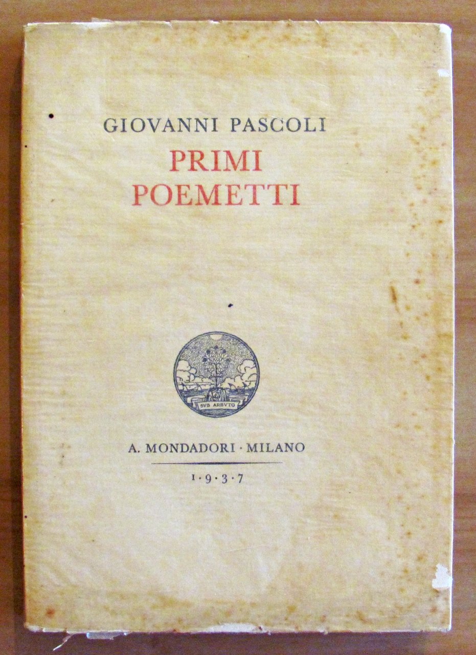 PRIMI POEMETTI