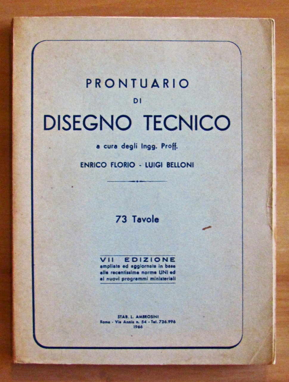 PRONTUARIO DI DISEGNO TECNICO