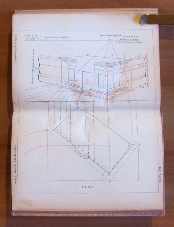 PROSPETTIVA - Mnuale Hoepli, 1924 con 33 tavole