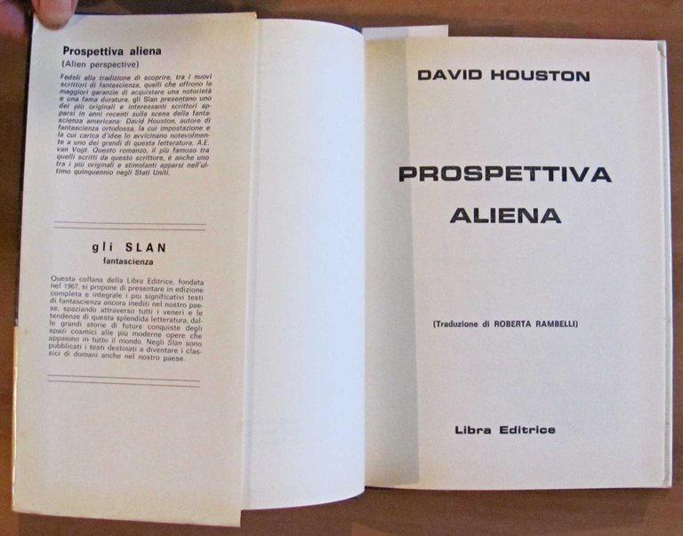 PROSPETTIVA ALIENA - Collana Gli Slan N.59, I ed. 1981