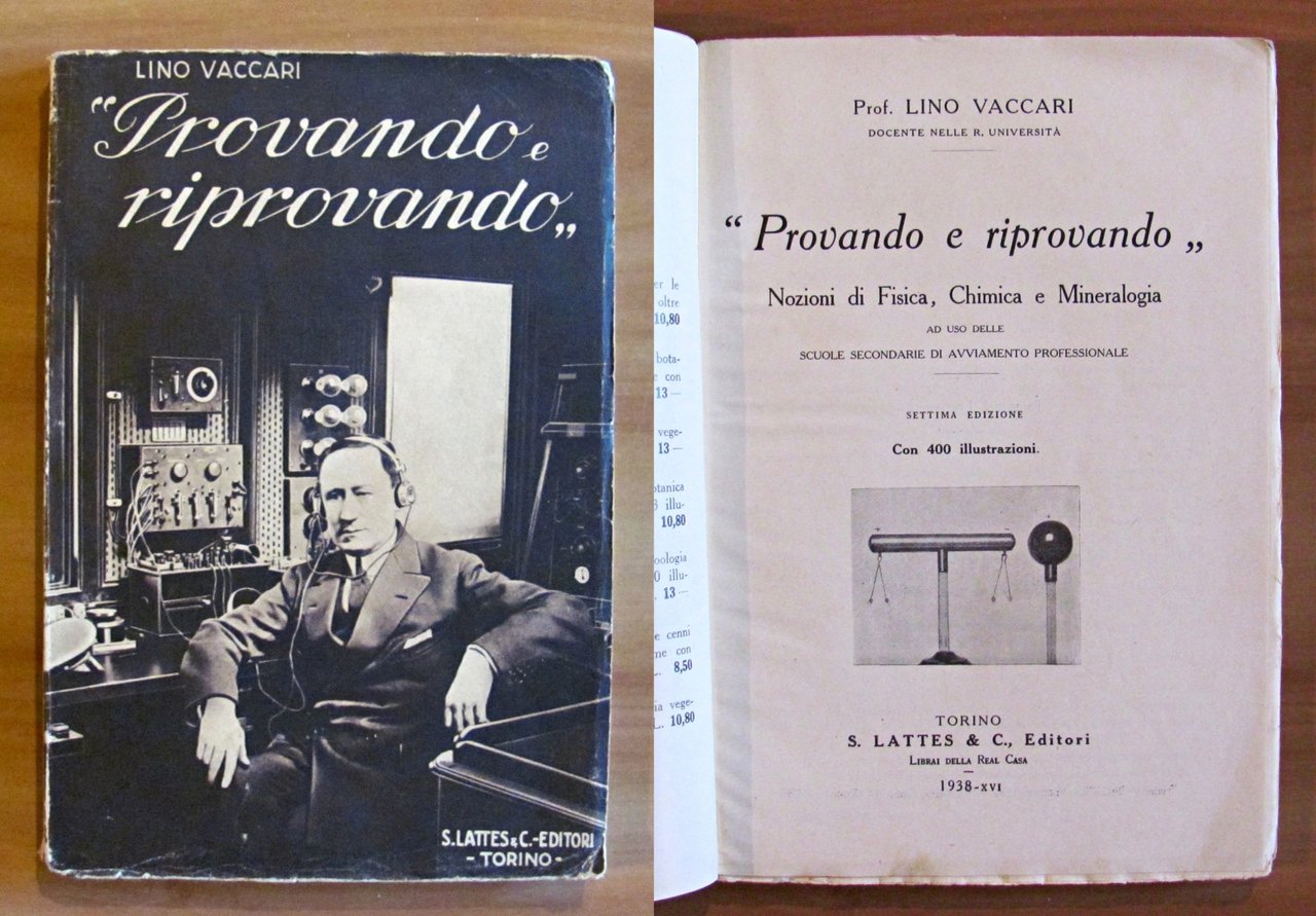 PROVANDO E RIPROVANDO - Nozioni di Fisica, Chimica e Mineralogia