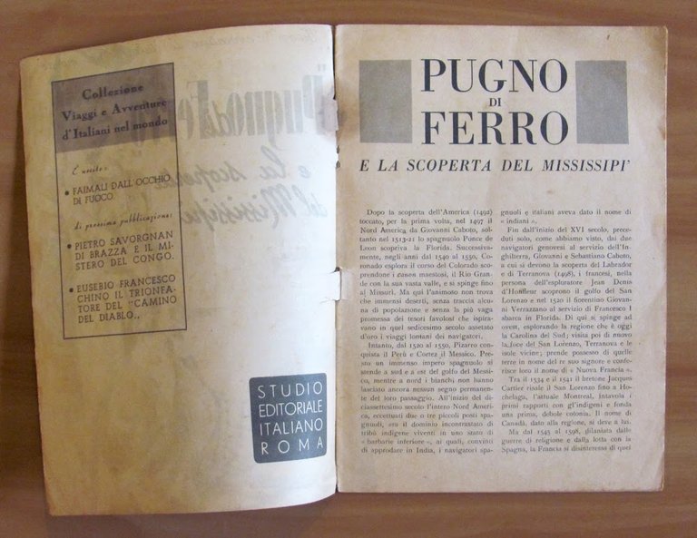 PUGNO DI FERRO e la scoperta del Mississipì, 1943