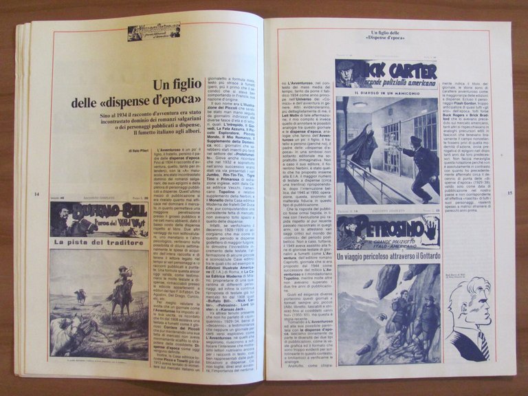 QUADERNICINEMA 13 - Materiali per il 50^ Anniversario dell'AVVENTUROSO, 1984