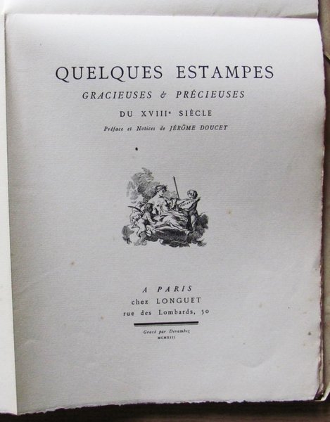 QUELQUES ESTAMPES - Gracieuses &amp; Précieuses du XVIII Siècle