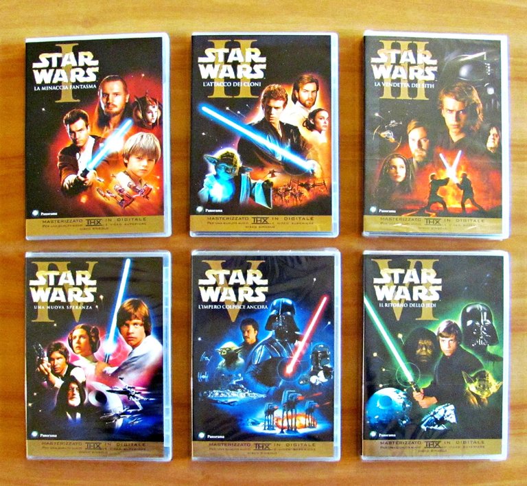 Raccolta 6 DVD - Episodi I-II-III-IV-V-VI - STAR WARS - …