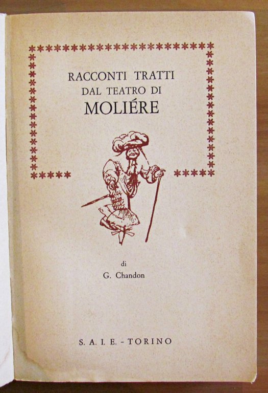 RACCONTI TRATTI DAL TEATRO DI MOLIERE