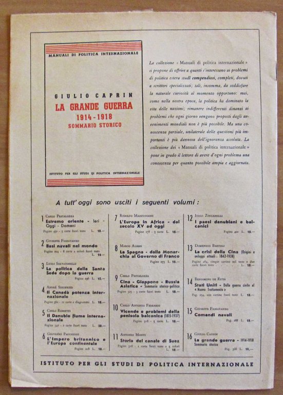 RELAZIONI INTERNAZIONALI N.40 - Settimanale di Politica Estera - 1 … | Immagine Gallery 2